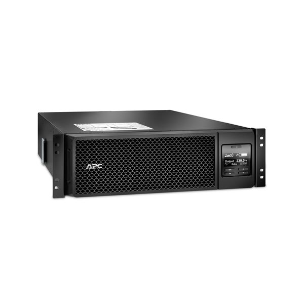 APC Smart-UPS On-Line SRT5KRMXLI-6W - 5000VA ,6x C13, 4x C19 uitgang, rackmountable, Embedded NMC, 6 jaar garantie (SRT5KRMXLI-6W) 1/7 APC Smart-UPS On-Line SRT5KRMXLI-6W - 5000VA ,6x C13, 4x C19 uitgang, rackmountable, Embedded NMC, 6 jaar garantie (SRT5KRMXLI-6W)
