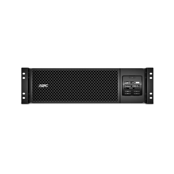 APC Smart-UPS On-Line SRT5KRMXLI-6W - 5000VA ,6x C13, 4x C19 uitgang, rackmountable, Embedded NMC, 6 jaar garantie (SRT5KRMXLI-6W) 1/7 APC Smart-UPS On-Line SRT5KRMXLI-6W - 5000VA ,6x C13, 4x C19 uitgang, rackmountable, Embedded NMC, 6 jaar garantie (SRT5KRMXLI-6W)