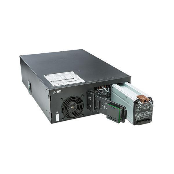 APC Smart-UPS On-Line SRT6KRMXLI-6W - 6kW/VA, 6x C13, 4x C19, hardwire 1 fase uitgang, rackmountable, Embedded NMC, 6 jaar garantie (SRT6KRMXLI-6W) 4/4 APC Smart-UPS On-Line SRT6KRMXLI-6W - 6kW/VA, 6x C13, 4x C19, hardwire 1 fase uitgang, rackmountable, Embedded NMC, 6 jaar garantie (SRT6KRMXLI-6W)