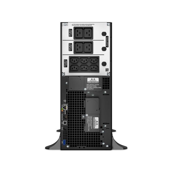 APC Smart-UPS On-Line SRT6KXLI - Noodstroomvoeding, 6x C13, 4x C19, hardwire 1 fase uitgang, Embedded NMC, Tower, 6000VA (SRT6KXLI)