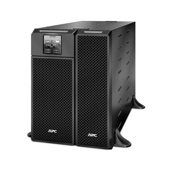 APC Smart-UPS On-Line SRT6KXLI - Noodstroomvoeding, 6x C13, 4x C19, hardwire 1 fase uitgang, Embedded NMC, Tower, 6000VA (SRT6KXLI)