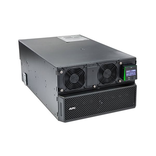 APC Smart-UPS On-Line 8000VA noodstroomvoeding 6x C13, 4x C19, hardwire 1 fase uitgang, rackmountable, Embedded NMC (SRT8KRMXLI)