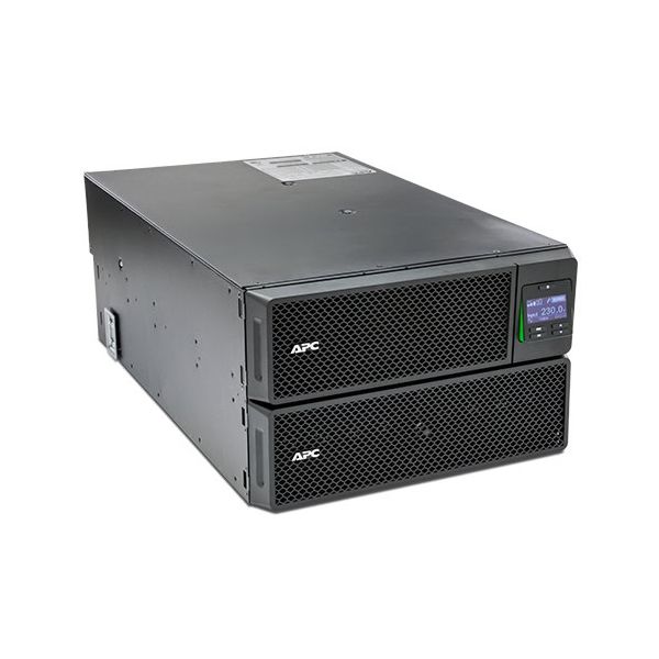 APC Smart-UPS On-Line 8000VA noodstroomvoeding 6x C13, 4x C19, hardwire 1 fase uitgang, rackmountable, Embedded NMC (SRT8KRMXLI)