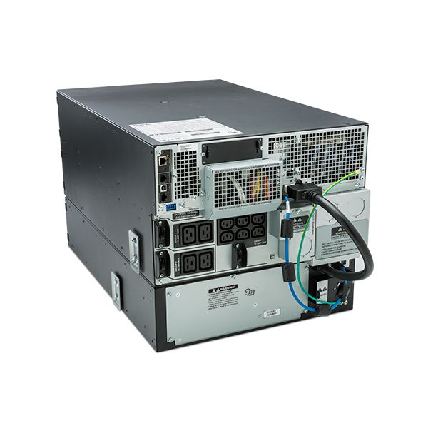 APC Smart-UPS On-Line SRT8KRMXLI - 8kW/VA, 6x C13 + 4x C19 + hardwire 1 fase uitgang, rackmountable, Embedded NMC (SRT8KRMXLI) 10/12 APC Smart-UPS On-Line SRT8KRMXLI - 8kW/VA, 6x C13 + 4x C19 + hardwire 1 fase uitgang, rackmountable, Embedded NMC (SRT8KRMXLI)