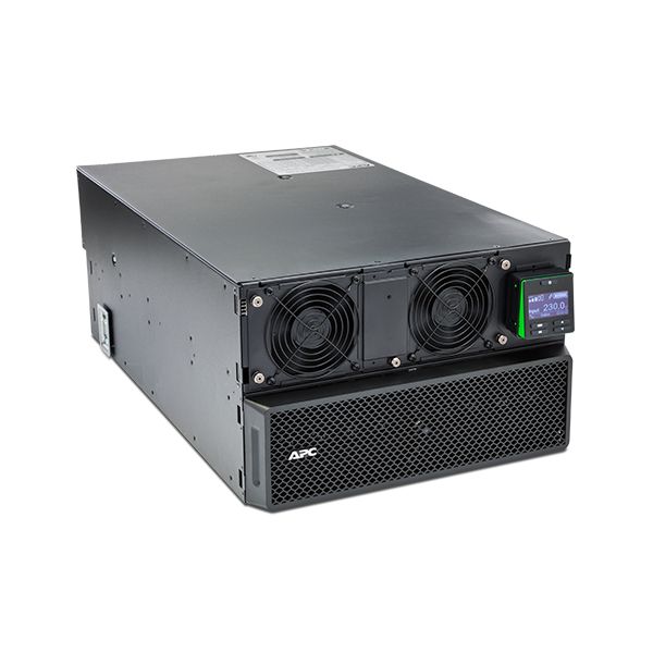 APC Smart-UPS On-Line SRT8KRMXLI - 8kW/VA, 6x C13 + 4x C19 + hardwire 1 fase uitgang, rackmountable, Embedded NMC (SRT8KRMXLI)