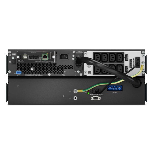APC Smart-UPS Li-Ion SRTL1000RM4UXLI-NC Noodstroomvoeding - 1000VA, 8x C13, USB, Rack/tower convertible, NMC (SRTL1000RM4UXLI-NC)