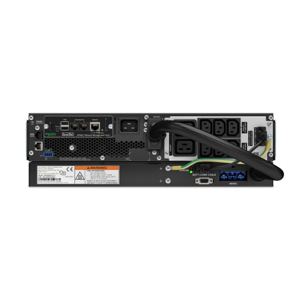 APC Smart-UPS Li-Ion SRTL2200RMXLI-NC Noodstroomvoeding - 2200VA, 6x C13 & 2x C19, USB, rack/tower convertible, NMC (SRTL2200RMXLI-NC)