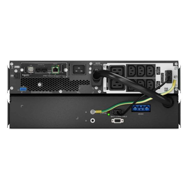APC Smart-UPS Li-Ion SRTL3000RM4UXLI-NC Noodstroomvoeding - 3000VA, 6x C13, 2x C19, USB, Rack/tower convertible, long runtime, NMC (SRTL3000RM4UXLI-NC)
