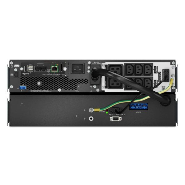 APC Smart-UPS Li-Ion SRTL3000RM4UXLI-NC Noodstroomvoeding - 3000VA, 6x C13, 2x C19, USB, Rack/tower convertible, long runtime, NMC (SRTL3000RM4UXLI-NC)