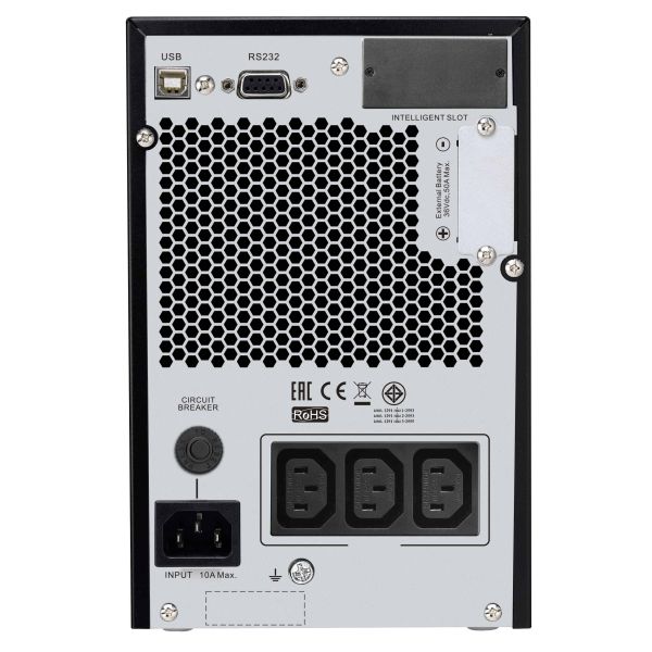 APC Easy-UPS On-Line SRV1KIL Noodstroomvoeding - 1000VA, 3x C13, USB, extendable runtime (SRV1KIL)