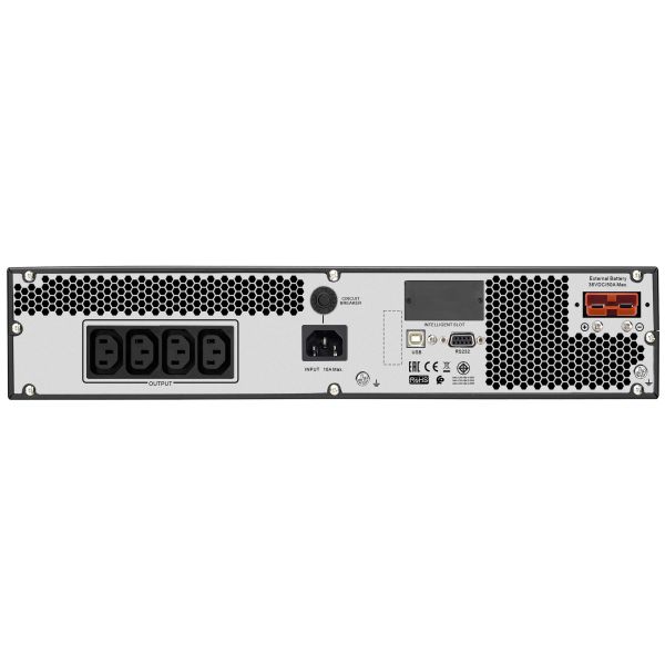 APC Easy-UPS On-Line 1000VA Noodstroomvoeding 4x C13, USB, Railkit, extendable runtime (SRV1KRILRK)