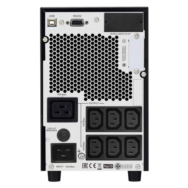 APC Easy-UPS On-Line SRV3KIL Noodstroomvoeding - 3000VA, 6x C13 1x C19, USB, extendable runtime (SRV3KIL)