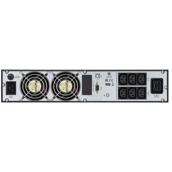 APC SRV3KRI UPS Dubbele conversie (online) 3 kVA 2400 W 7 AC-uitgang(en) (SRV3KRI)