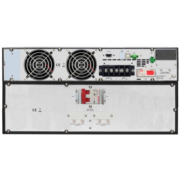 APC SRV5KRILRK Easy-UPS On-Line 5000VA/W Noodstroomvoeding Hardwire 1 fase uitgang, USB, Railkit, extendable runtime (SRV5KRILRK)