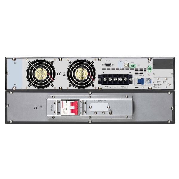 APC SRV5KRIRK Easy-UPS On-Line 5000VA/W Noodstroomvoeding Hardwire 1 fase uitgang, USB, Railkit (SRV5KRIRK)