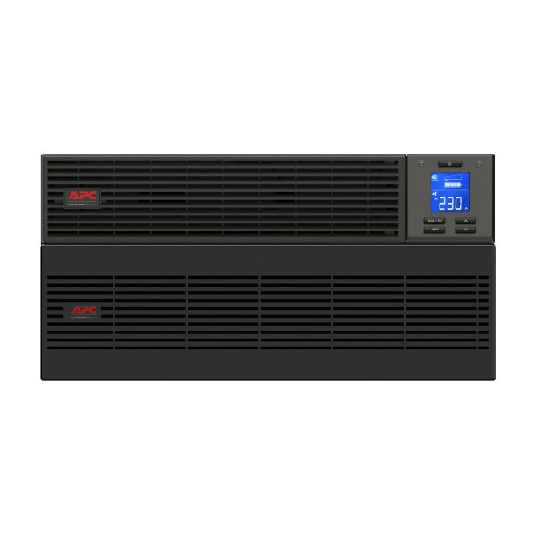 APC Easy-UPS On-Line 6000VA Noodstroomvoeding - Hardwire 1 fase uitgang, USB, Zonder railkit, Extendable runtime (SRV6KRIL)