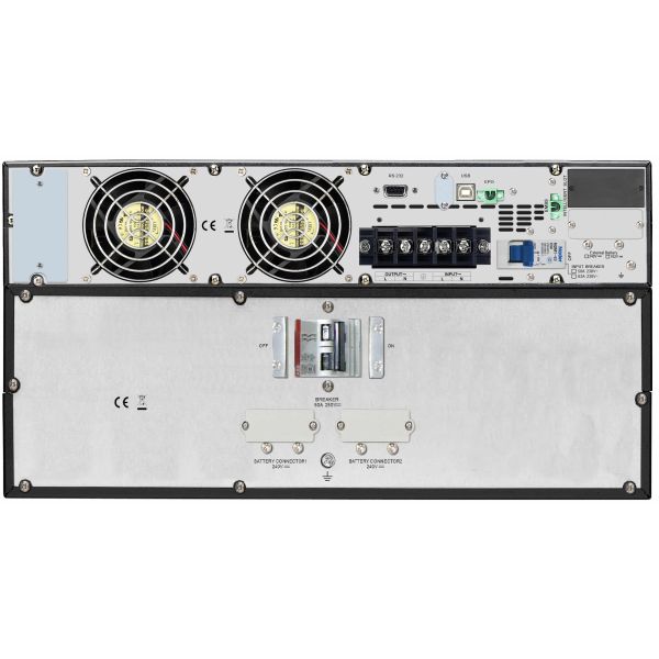 APC Easy-UPS On-Line 6000VA Noodstroomvoeding - Hardwire 1 fase uitgang, USB, Zonder railkit, Extendable runtime (SRV6KRIL) APC Easy-UPS On-Line 6000VA Noodstroomvoeding - Hardwire 1 fase uitgang, USB, Zonder railkit, Extendable runtime (SRV6KRIL)