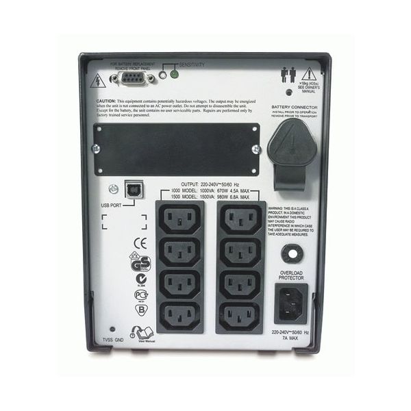 APC Smart-UPS XL 1000VA USB & Serial 230V No Battery (SUA1000UXI)