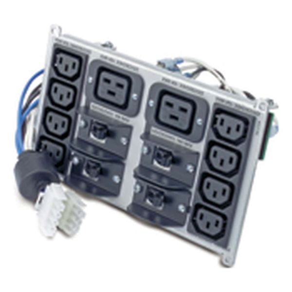 APC Symmetra RM 220-240V achterplaatkit m/(8) IEC320 C13 & (2) IEC 320 C19 (SYPD4)