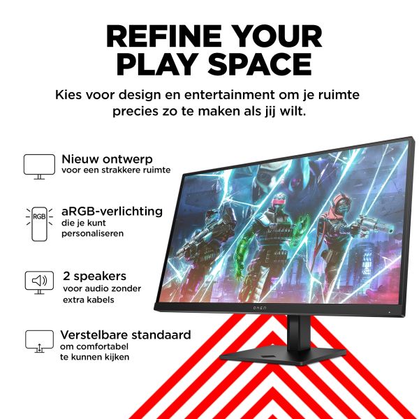 HP OMEN by HP OMEN by 27 inch FHD 240Hz Gaming Monitor - OMEN 27s (780G5E9#ABB)