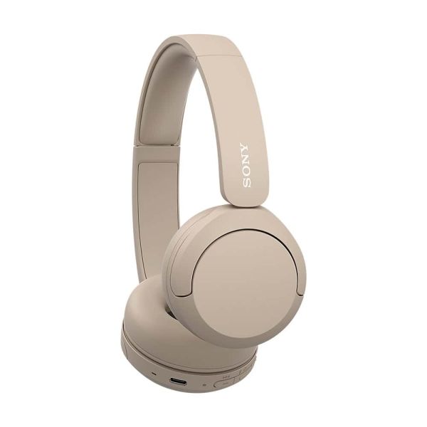 Sony WH-CH520 Headset Draadloos Hoofdband Oproepen/muziek USB Type-C Bluetooth Oplaadhouder Crème (WHCH520C.CE7)