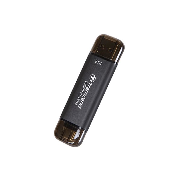 Transcend TS2TESD310C externe solide-state drive 2 TB Zwart (TS2TESD310C)