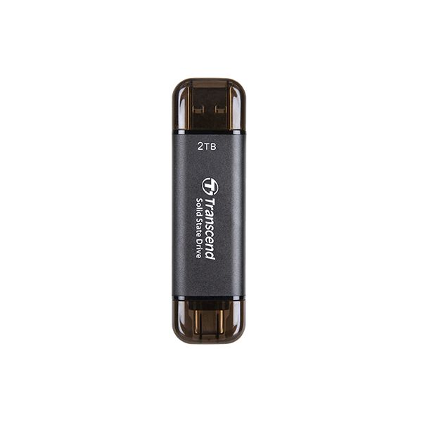 Transcend TS2TESD310C externe solide-state drive 2 TB Zwart (TS2TESD310C)
