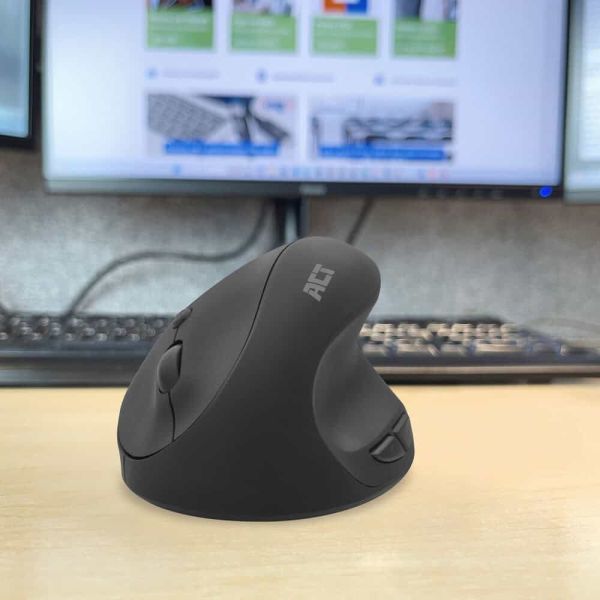 ACT Draadloze Ergonomische Muis 1600 DPI (AC5101)