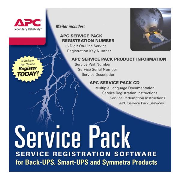 APC Servicepakket, 1-jarige garantieverlenging (voor nieuwe productaankopen) (WBEXTWAR1YR-SP-02) APC Servicepakket, 1-jarige garantieverlenging (voor nieuwe productaankopen) (WBEXTWAR1YR-SP-02)