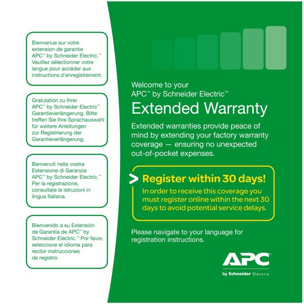 APC Service Pack-07: +3 jaar garantie upgrade (WBEXTWAR3YR-SP-07)