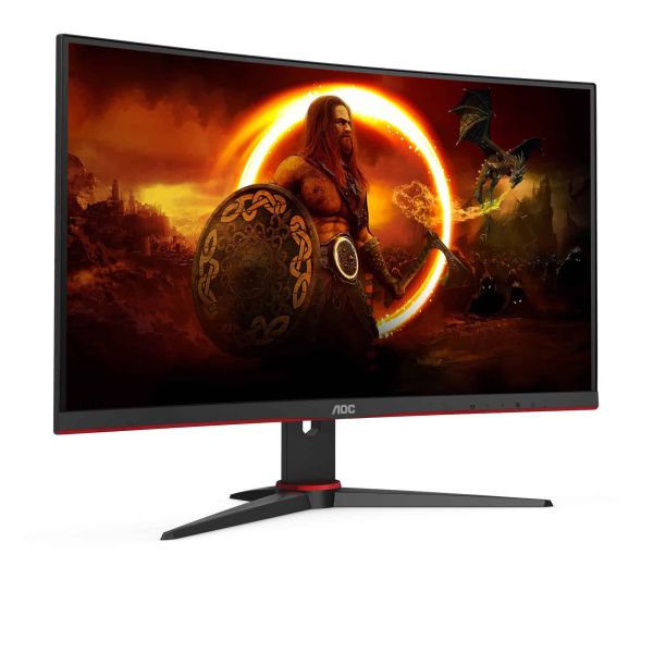 AOC G2 C27G2E/BK computer monitor 68,6 cm (27") 1920 x 1080 Pixels Full HD Zwart, Rood (C27G2E/BK) AOC G2 C27G2E/BK computer monitor 68,6 cm (27") 1920 x 1080 Pixels Full HD Zwart, Rood (C27G2E/BK)