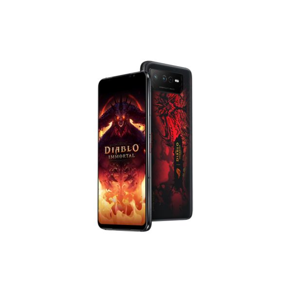 ASUS ROG Phone 6 Diablo Immortal Edition 17,2 cm (6.78") Dual SIM Android 12 5G USB Type-C 16 GB 512 GB 6000 mAh Zwart, Rood (90AI00B9-M002X0)