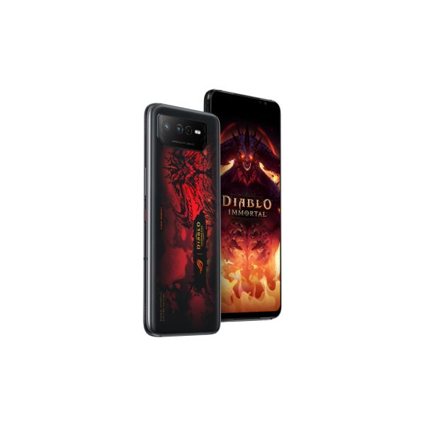 ASUS ROG Phone 6 Diablo Immortal Edition 17,2 cm (6.78") Dual SIM Android 12 5G USB Type-C 16 GB 512 GB 6000 mAh Zwart, Rood (90AI00B9-M002X0)