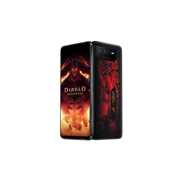 ASUS ROG Phone 6 Diablo Immortal Edition 17,2 cm (6.78") Dual SIM Android 12 5G USB Type-C 16 GB 512 GB 6000 mAh Zwart, Rood (90AI00B9-M002X0)
