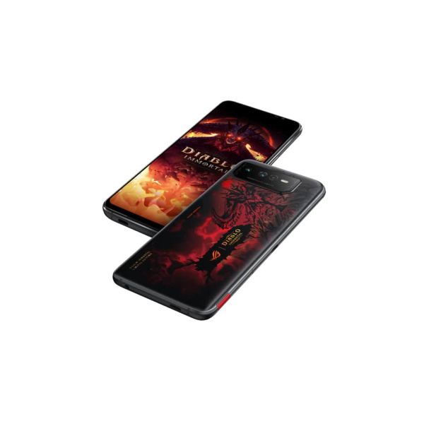 ASUS ROG Phone 6 Diablo Immortal Edition 17,2 cm (6.78") Dual SIM Android 12 5G USB Type-C 16 GB 512 GB 6000 mAh Zwart, Rood (90AI00B9-M002X0)