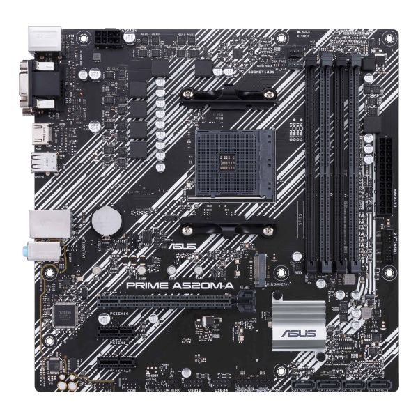 ASUS PRIME A520M-A II/CSM AMD A520 Socket AM4 micro ATX (90MB17H0-M0EAYC)
