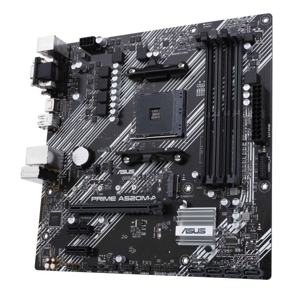 ASUS PRIME A520M-A II/CSM AMD A520 Socket AM4 micro ATX (90MB17H0-M0EAYC)