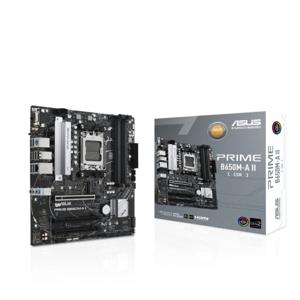 ASUS PRIME B650M-A II-CSM AMD B650 Socket AM5 micro ATX (90MB1EH0-M0EAYC)