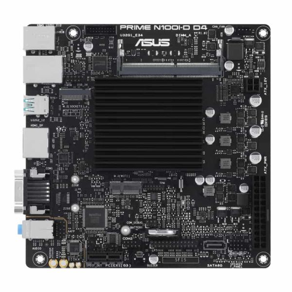 ASUS PRIME N100I-D D4 NA (geïntegreerde CPU) mini ITX (90MB1F70-M0EAYC)
