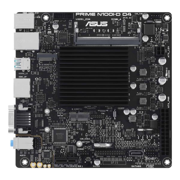 ASUS PRIME N100I-D D4 NA (geïntegreerde CPU) mini ITX (90MB1F70-M0EAYC)