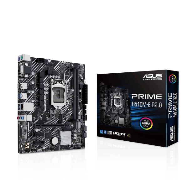 ASUS PRIME H510M-E R2.0 Intel H470 LGA 1200 (Socket H5) micro ATX (90MB1FQ0-M0EAY0)