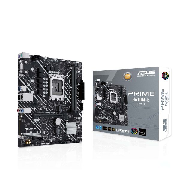 ASUS PRIME H610M-E-CSM Intel H610 LGA 1700 micro ATX (90MB1G10-M0EAYC)