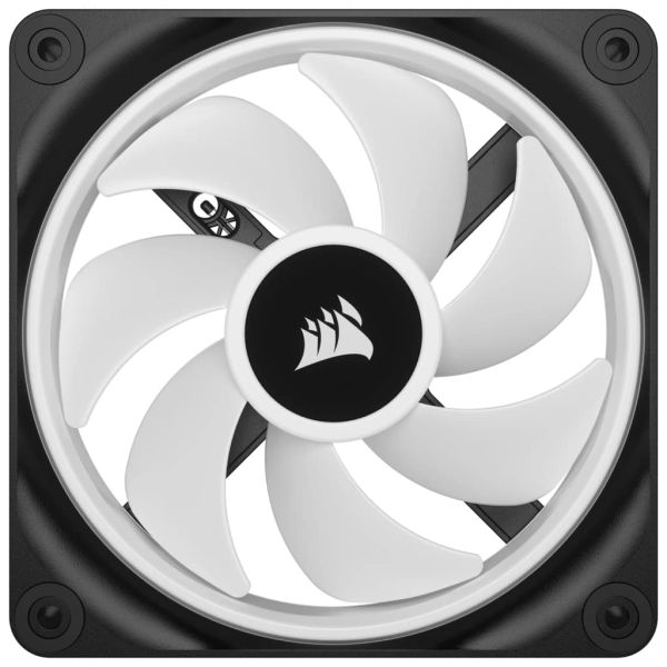 Corsair Air CO-9051002-WW koelsysteem voor computers Computer behuizing Ventilator 12 cm Zwart, Wit 3 stuk(s) (CO-9051002-WW)