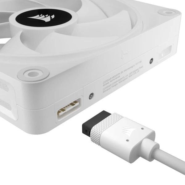 Corsair CO-9051006-WW koelsysteem voor computers Computer behuizing Ventilator 12 cm Wit 3 stuk(s) (CO-9051006-WW)