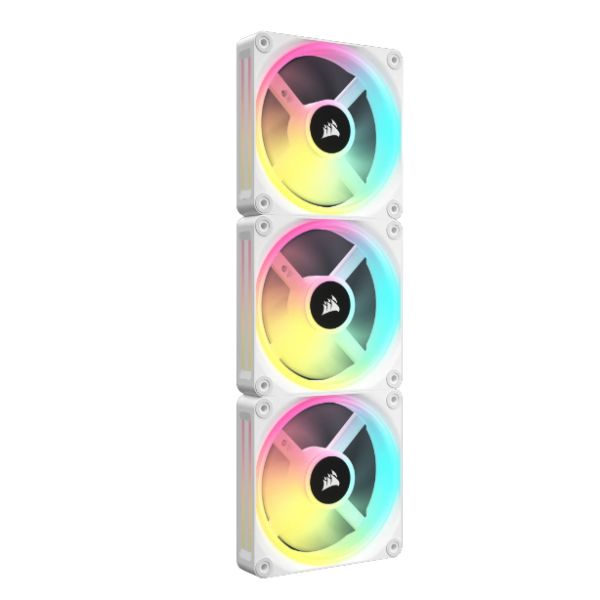 Corsair CO-9051006-WW koelsysteem voor computers Computer behuizing Ventilator 12 cm Wit 3 stuk(s) (CO-9051006-WW)