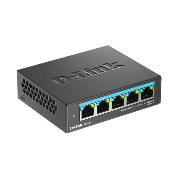 D-Link 5-poorts 2,5G Multi-Gigabit Desktop Switch (DMS-105/E)