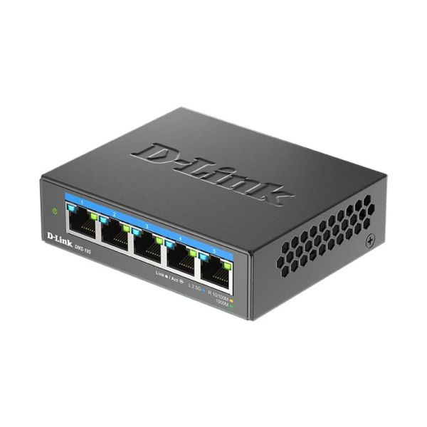 D-Link 5-poorts 2,5G Multi-Gigabit Desktop Switch (DMS-105/E)