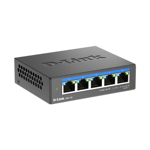 D-Link 5-poorts 2,5G Multi-Gigabit Desktop Switch (DMS-105/E)
