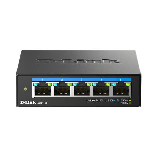 D-Link 5-poorts 2,5G Multi-Gigabit Desktop Switch (DMS-105/E)