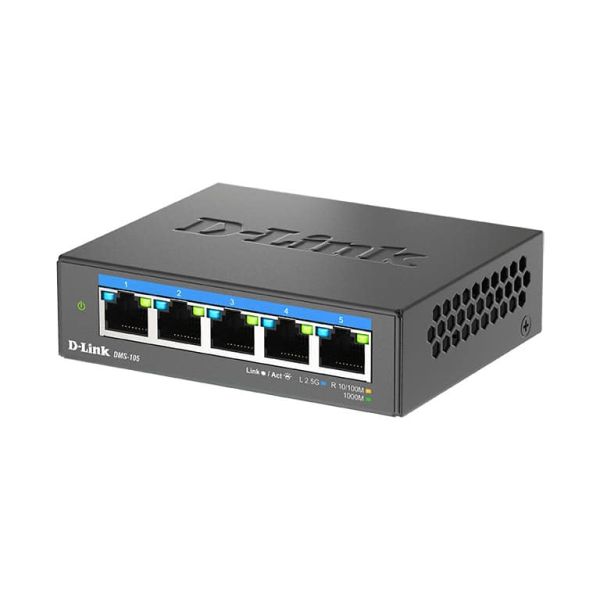 D-Link 5-poorts 2,5G Multi-Gigabit Desktop Switch (DMS-105/E)